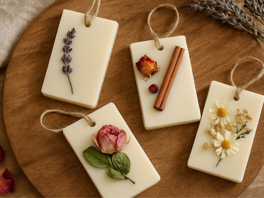 Αρωματικά Wax Sachets: Φτιάξε Μόνη σου Αρωματικά Ταμπελάκια για Ντουλάπες & Δώρα