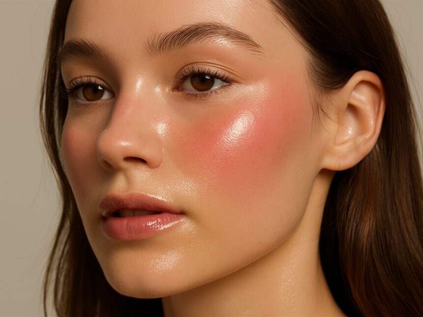 Ρουζ και highlighter μαζί: Το glass blush είναι η απόλυτη τάση στο μακιγιάζ