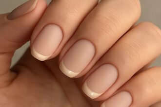 Glossy over Matte: Το ανάποδο γαλλικό μανικιούρ που αλλάζει τους κανόνες