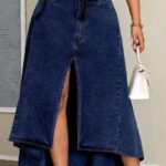 Πώς να φορέσεις denim φούστα το φθινόπωρο