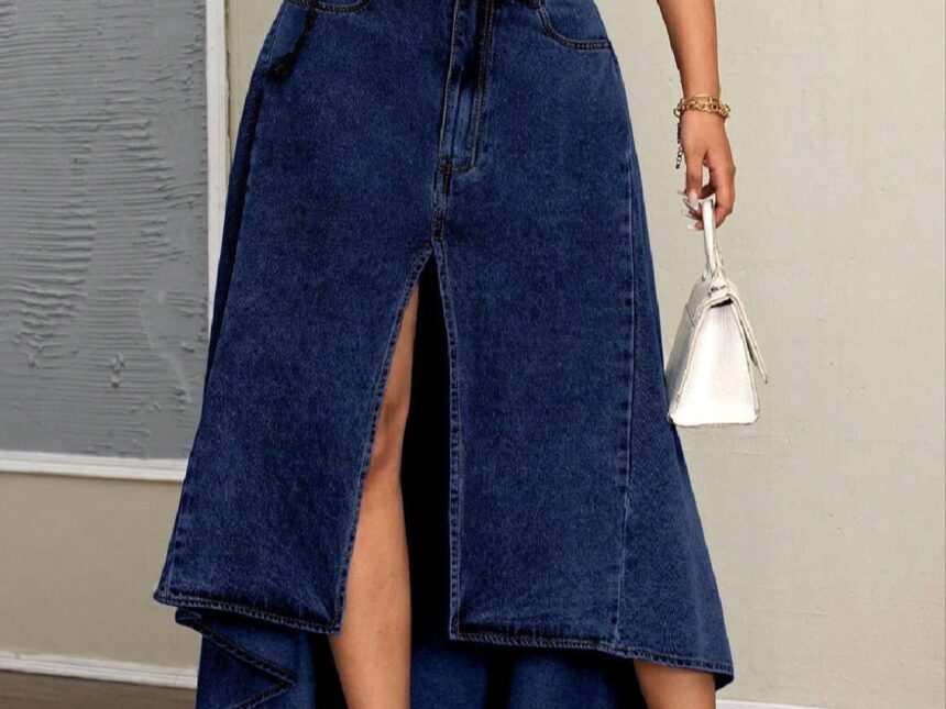 Πώς να φορέσεις denim φούστα το φθινόπωρο