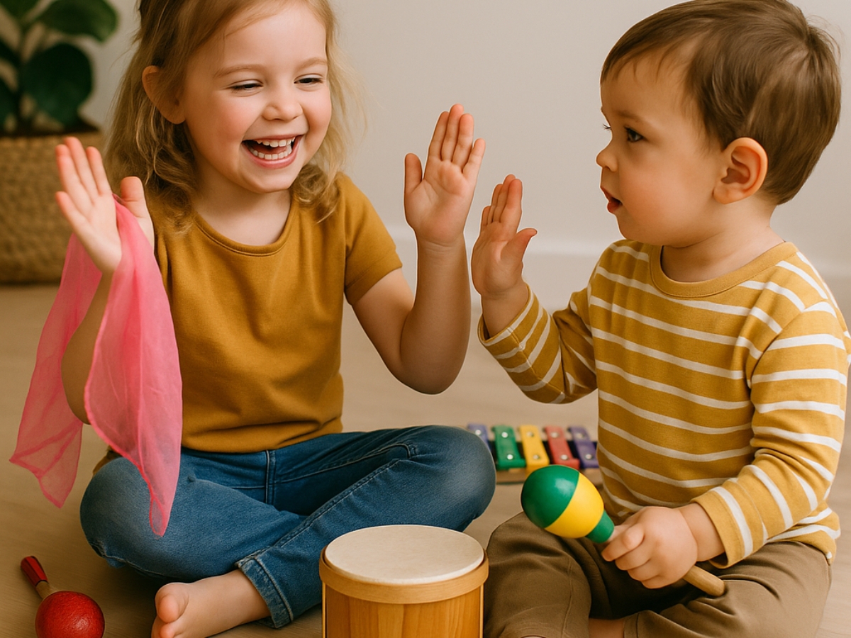 Παιχνίδια ρυθμού και μουσικής που ενθουσιάζουν τα μικρά παιδιά