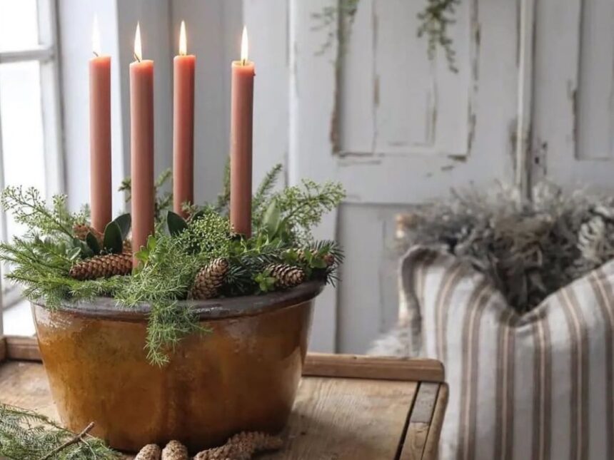 10 εύκολες ιδέες για natural christmas διακόσμηση