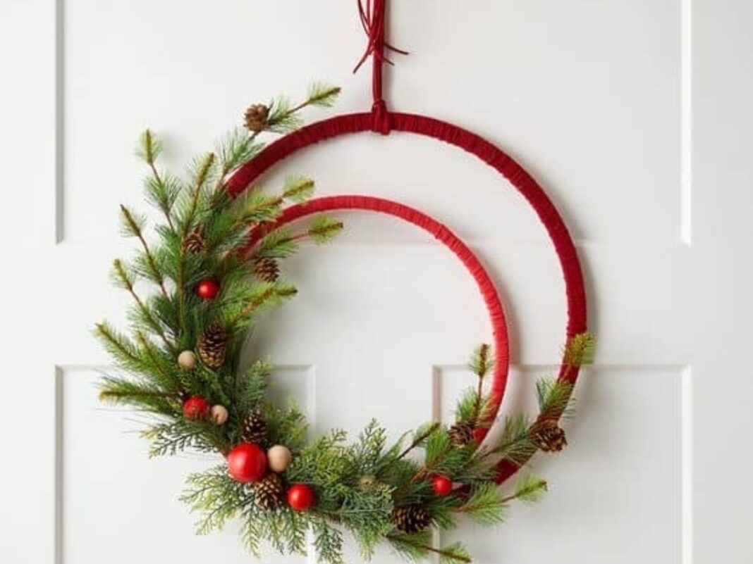 Viral τα minimal γιορτινά χριστουγεννιάτικα στεφάνια