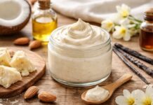 DIY body butter με βανίλια και shea: Ενυδατική κρέμα για όλο το σώμα