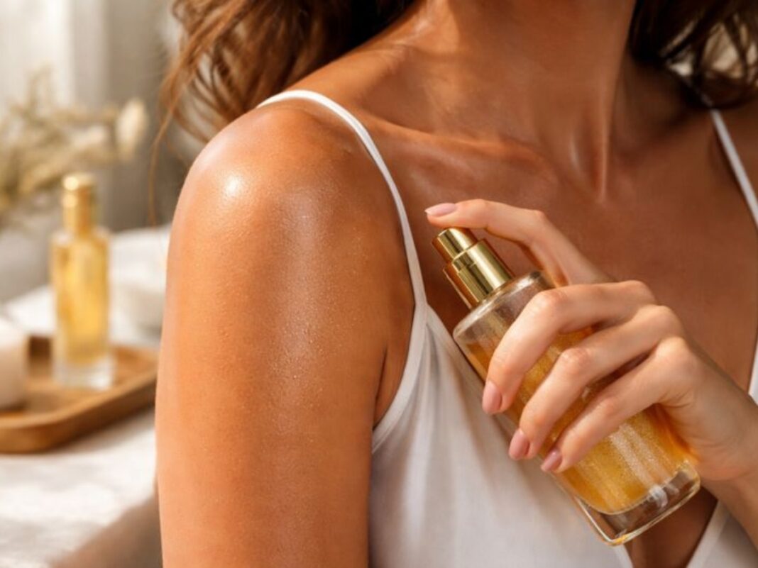 Dry body oil: Δίνει λάμψη και ενυδάτωση χωρίς λιπαρότητα