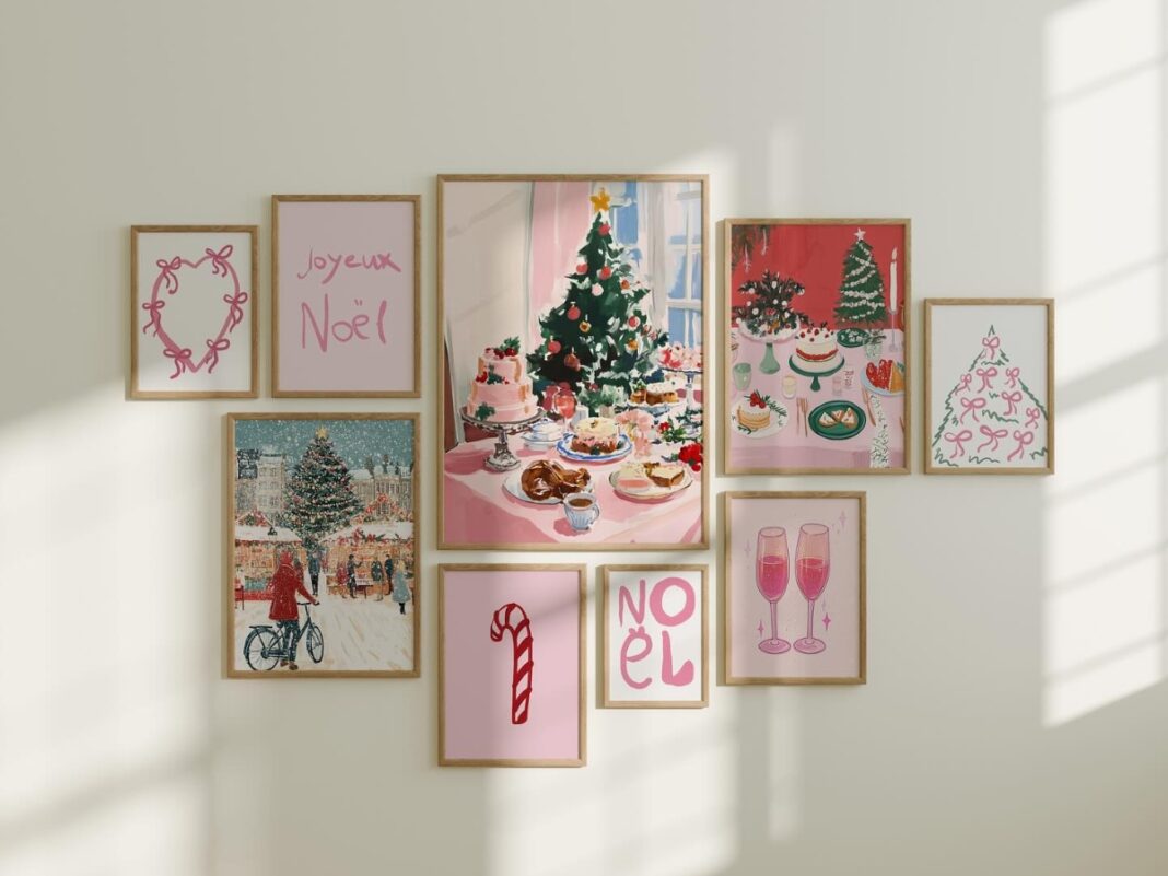 Κομψές girly πινελιές στη χριστουγεννιάτικη διακόσμηση για απαλό, ζεστό αποτέλεσμα