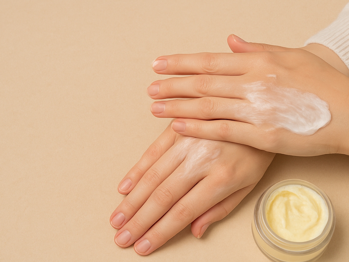 Hand mask με shea butter - Βαθιά ενυδάτωση για σκασμένα και ταλαιπωρημένα χέρια