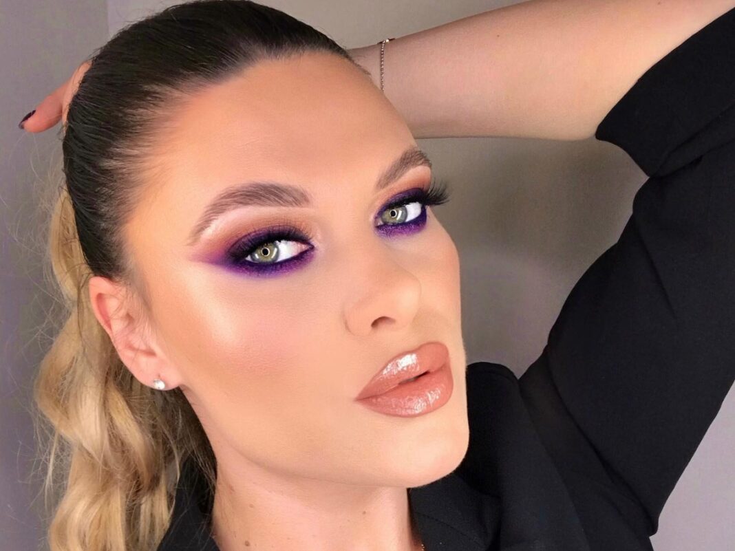 Smokey μάτια σε αποχρώσεις πολύτιμων λίθων: Μωβ, σμαραγδί και navy για λαμπερές εμφανίσεις