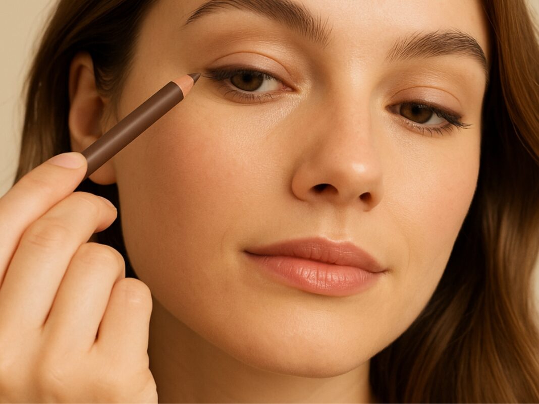 Φυσικό περίγραμμα με απαλό καφέ μολύβι, ο πιο εύκολος τρόπος για soft και κομψό μακιγιάζ