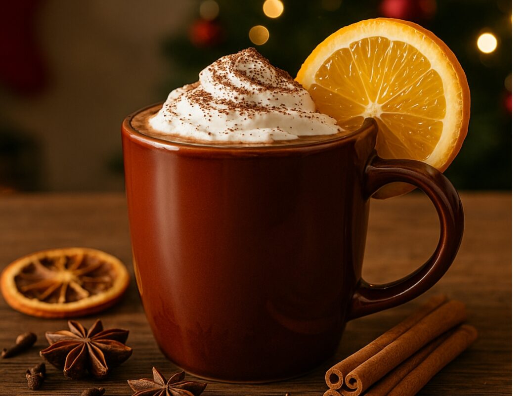 Ζεστό κακάο με πορτοκάλι για χριστουγεννιάτικη θαλπωρή