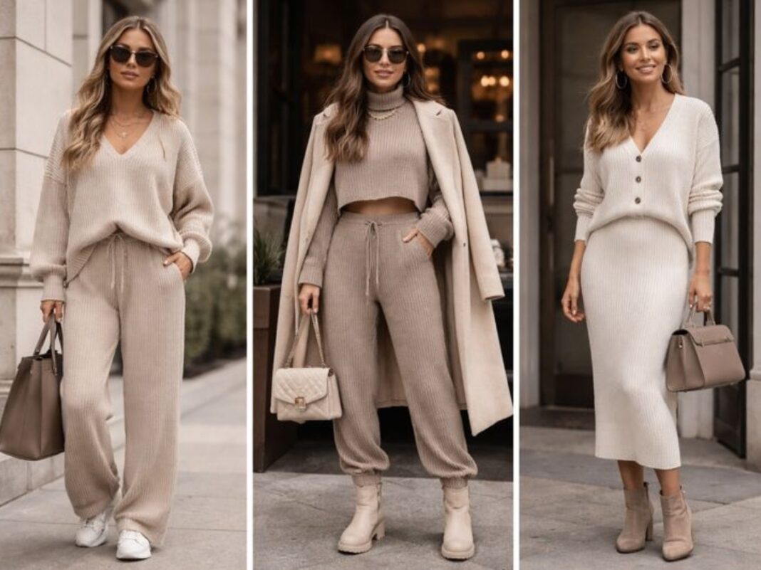 Knitted co-ords: Σετ πλεκτών για cozy αλλά στιλάτες εμφανίσεις