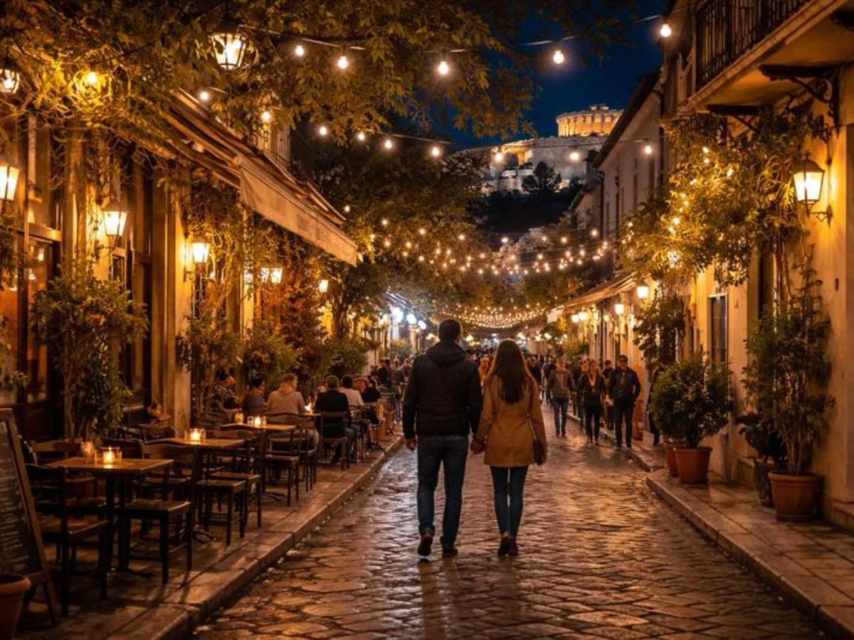 Βόλτες στα φωτισμένα στενά της Αθήνας: Πού να πας για να νιώσεις τη μαγεία