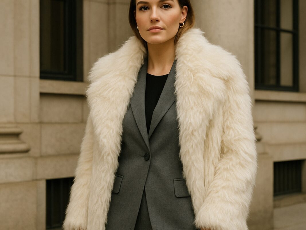 Office core και συνθετική γούνα: Όταν η κομψότητα του γραφείου συναντά το fashion drama από τις πασαρέλες