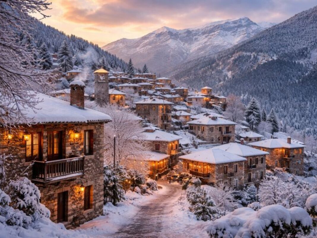 Ορεινά χωριά για Λευκή Πρωτοχρονιά: Σύντομες αποδράσεις κοντά στην Αθήνα