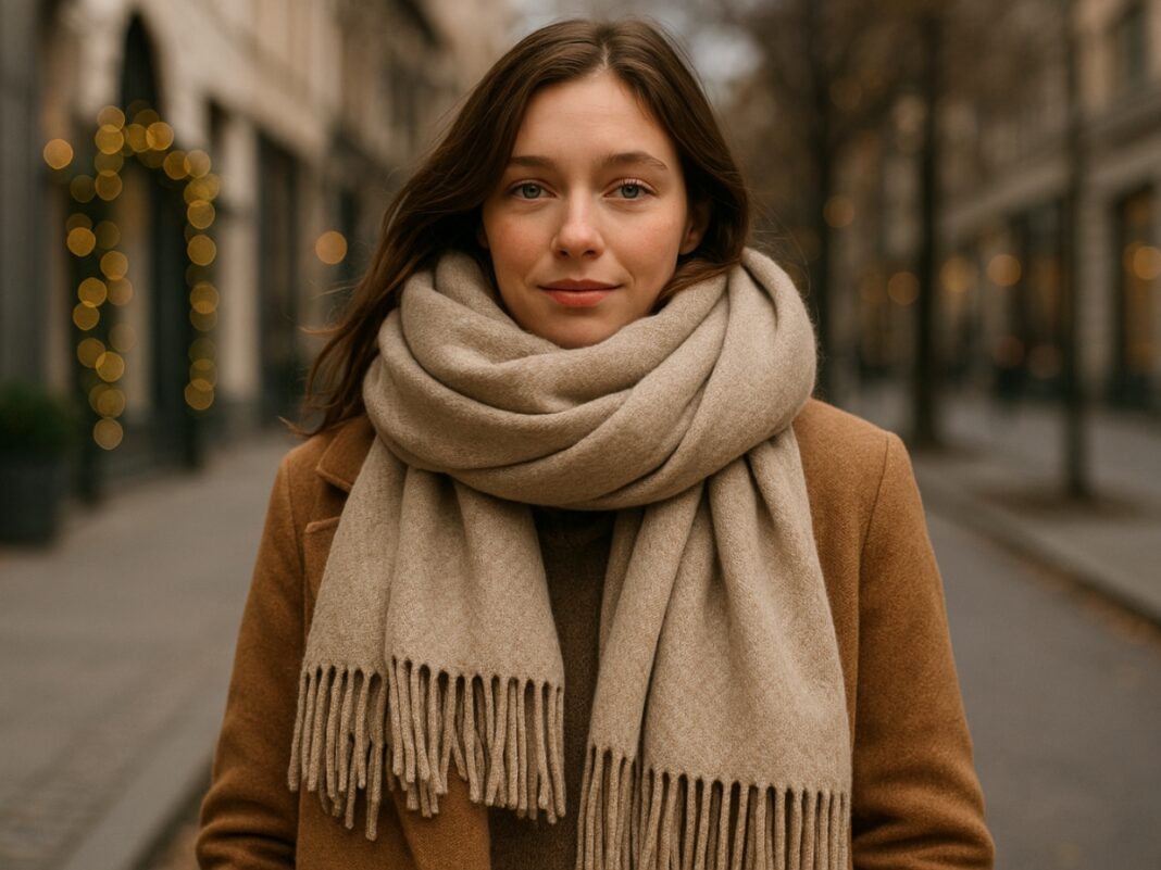 Oversized κασκόλ για τον Δεκέμβρη – Ο πιο ζεστός και στιλάτος σύμμαχος του χειμώνα