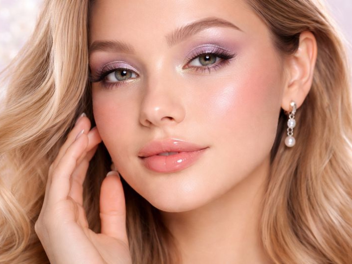 Παστέλ αποχρώσεις με περλέ και ιριδίζουσα υφή για soft glam μακιγιάζ που φωτίζει φυσικά το πρόσωπο