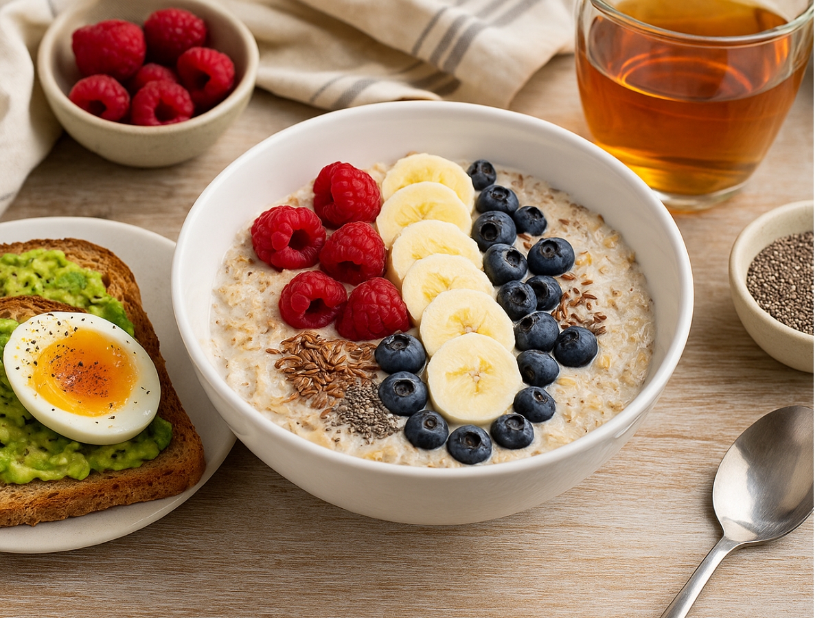 Πρωινά με φυτικές ίνες για ανάλαφρη πέψη και ενέργεια όλη μέρα
