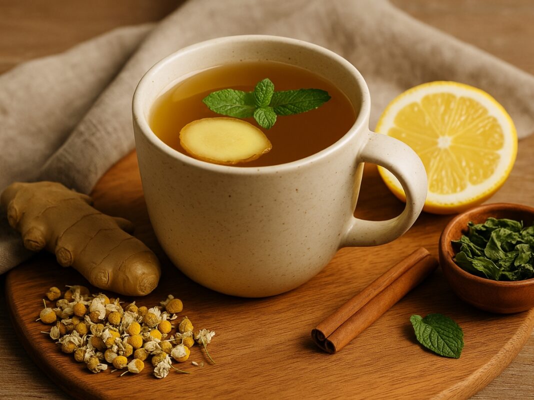 Φυσικά ροφήματα που καταπραΰνουν το στομάχι, ιδανικά για στιγμές ενόχλησης