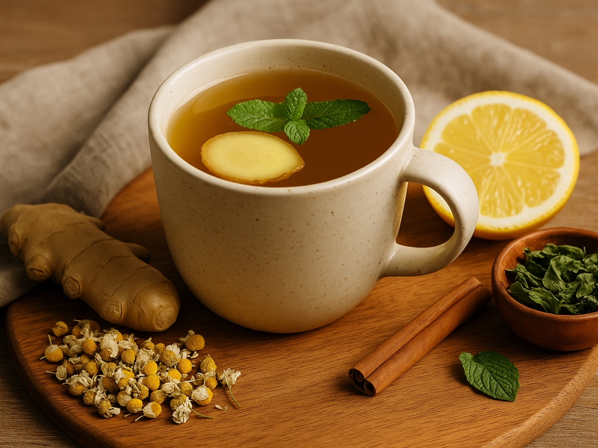 Φυσικά ροφήματα που καταπραΰνουν το στομάχι, ιδανικά για στιγμές ενόχλησης