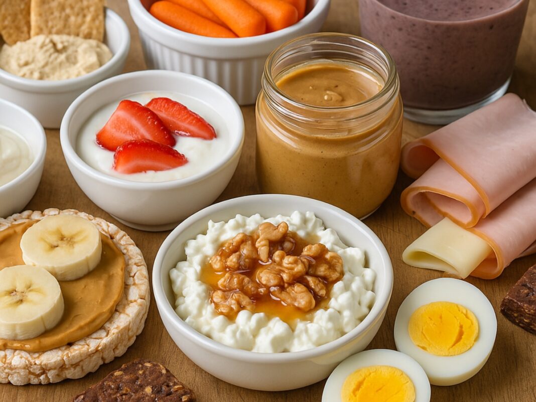 Σνακ με πρωτεΐνη για σταθερή ενέργεια όλη τη μέρα