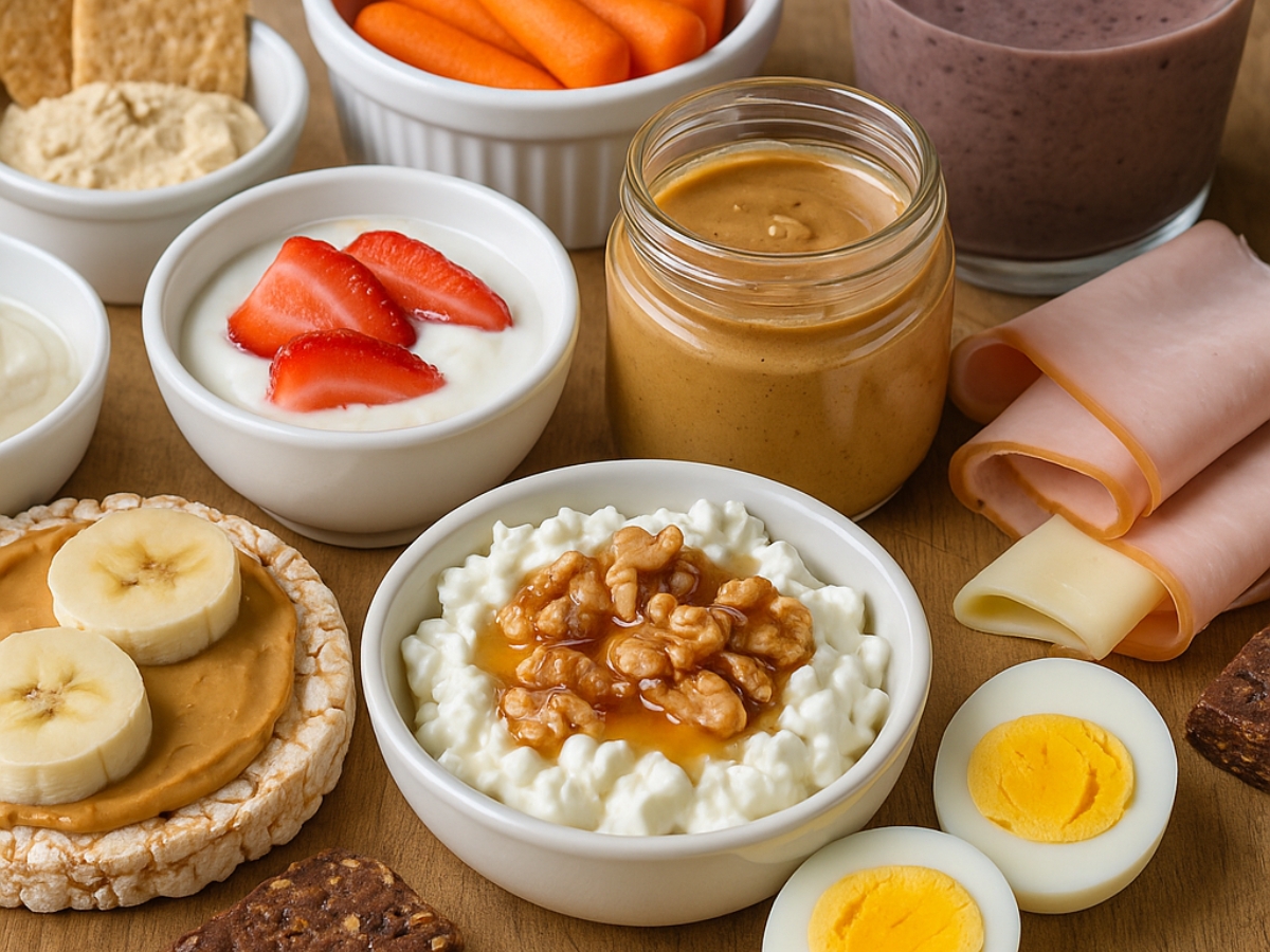 Σνακ με πρωτεΐνη για σταθερή ενέργεια όλη τη μέρα