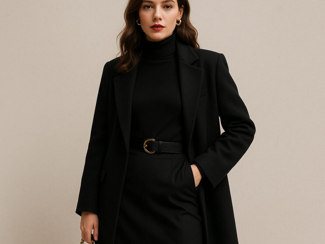 Total black με χαρακτήρα – Πώς το μαύρο σύνολο αποκτά ενδιαφέρον