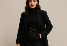 Total black με χαρακτήρα - Πώς το μαύρο σύνολο αποκτά ενδιαφέρον