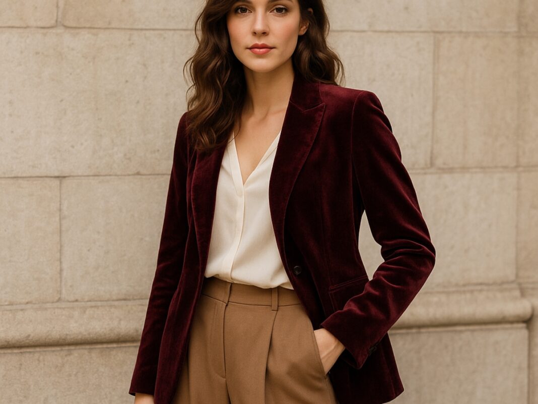 Βελούδινα σακάκια και wide leg παντελόνια: Πώς το boho chic αποκτά πολυτελή ταυτότητα με πλούσιες υφές