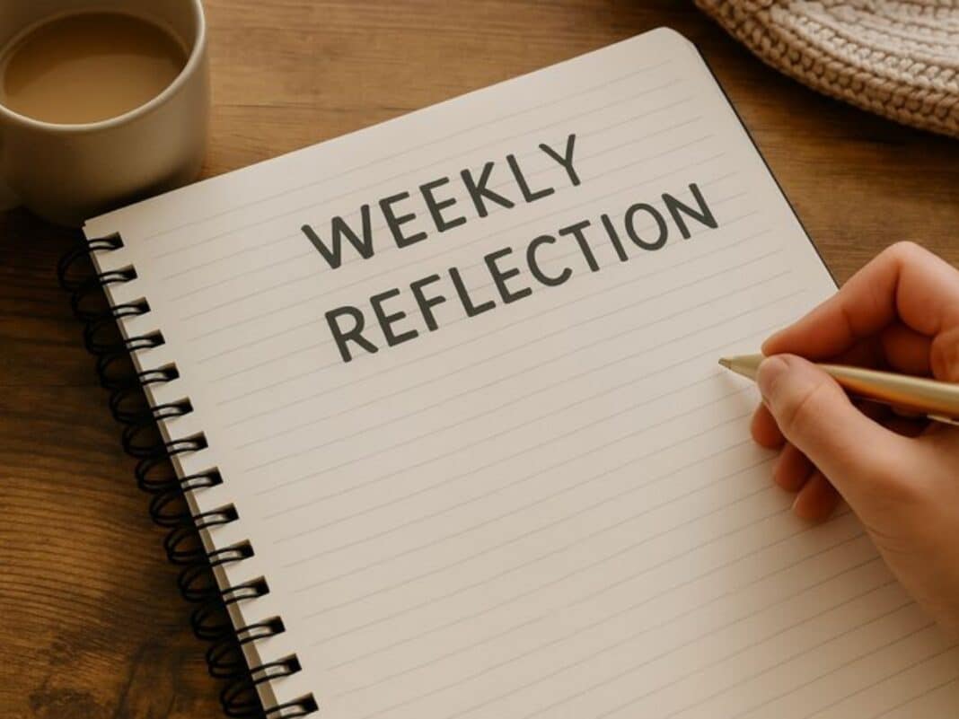 Weekly reflection και απολογισμός χρονιάς: Μικρές ερωτήσεις για εσωτερική ισορροπία