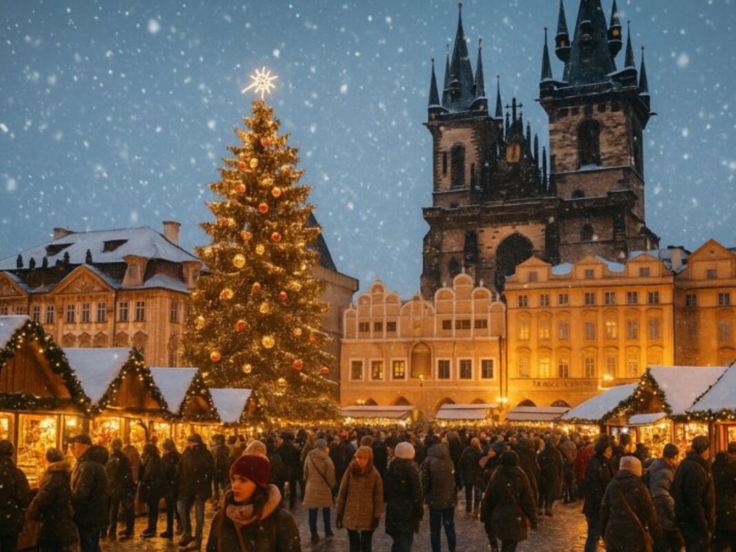 Χριστουγεννιάτικα παζάρια στην Ευρώπη: Πράγα, Νυρεμβέργη και Λουμπλιάνα με χιονισμένη, παραμυθένια ατμόσφαιρα