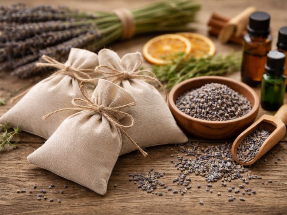 DIY αρωματικό συρταριών με αιθέρια έλαια