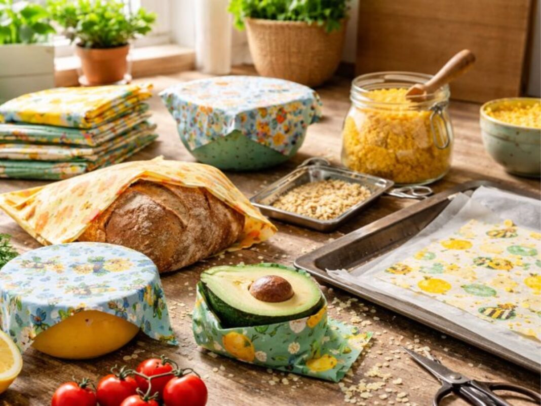 Beeswax wraps: φτιάξε μόνη σου επαναχρησιμοποιούμενα περιτυλίγματα για τρόφιμα