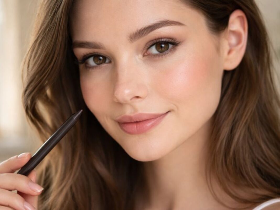 Soft brown eyeliner για ρομαντικό βλέμμα χωρίς ένταση