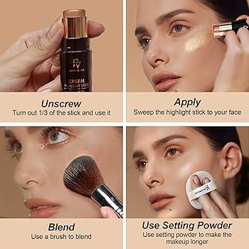 Γιατί το cream highlighter χαμηλά στα ζυγωματικά δείχνει πιο φυσικό