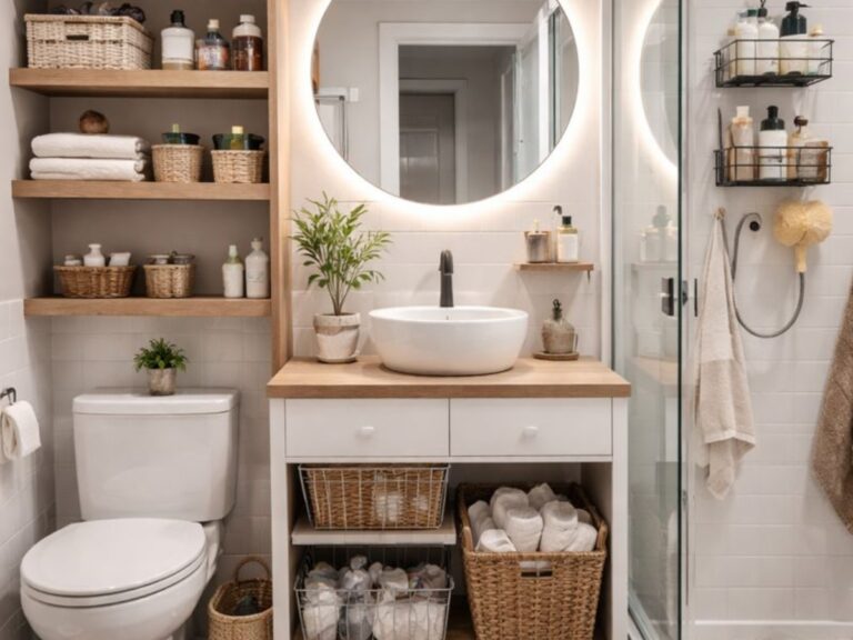 Πώς να οργανώσετε το μπάνιο σας αν έχετε ελάχιστο χώρο