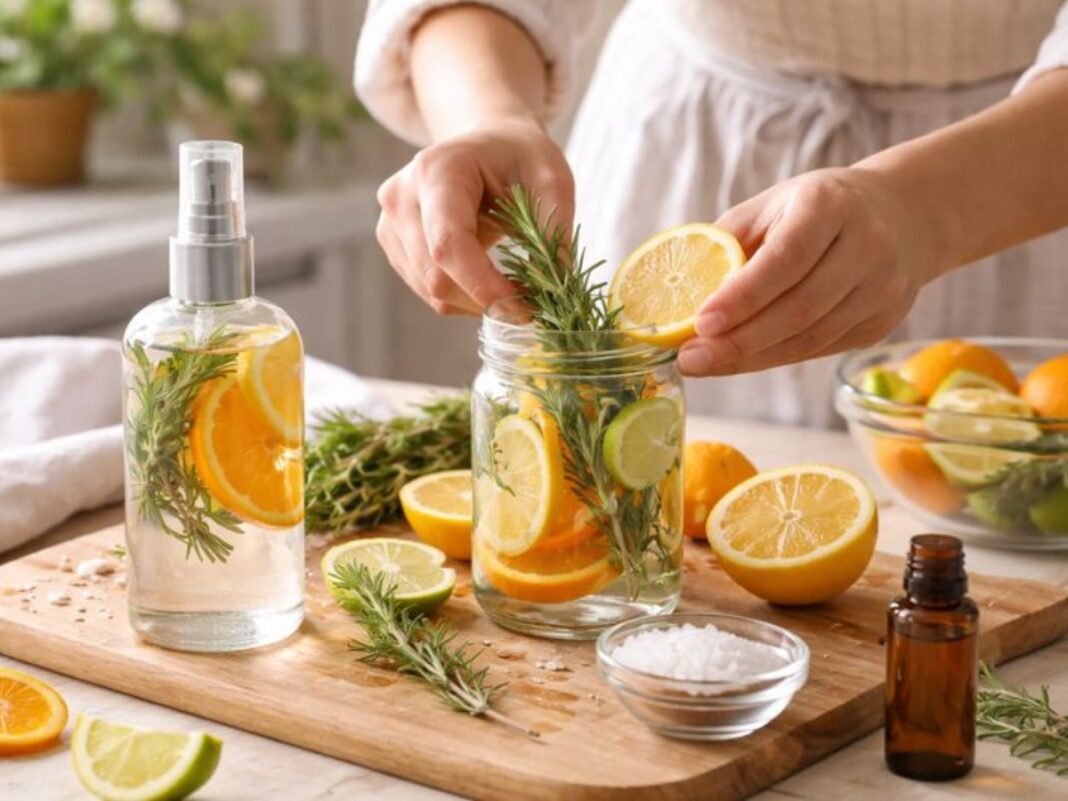 DIY αρωματικό χώρου με εσπεριδοειδή