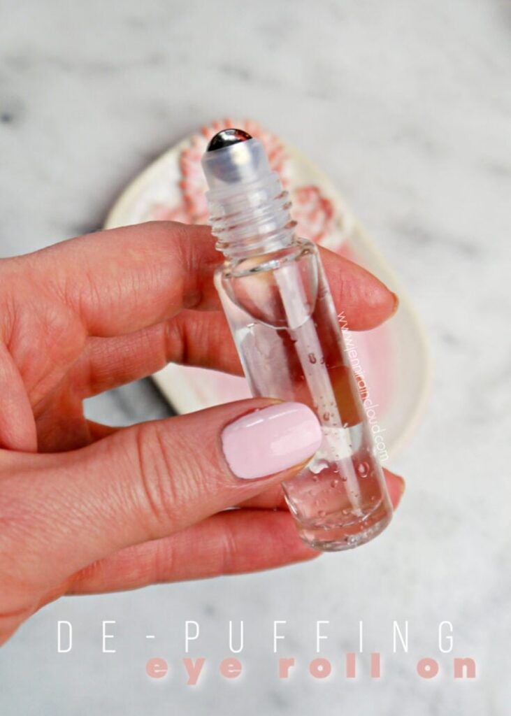 DIY roller ματιών με κρύο gel για ξεκούραστη όψη