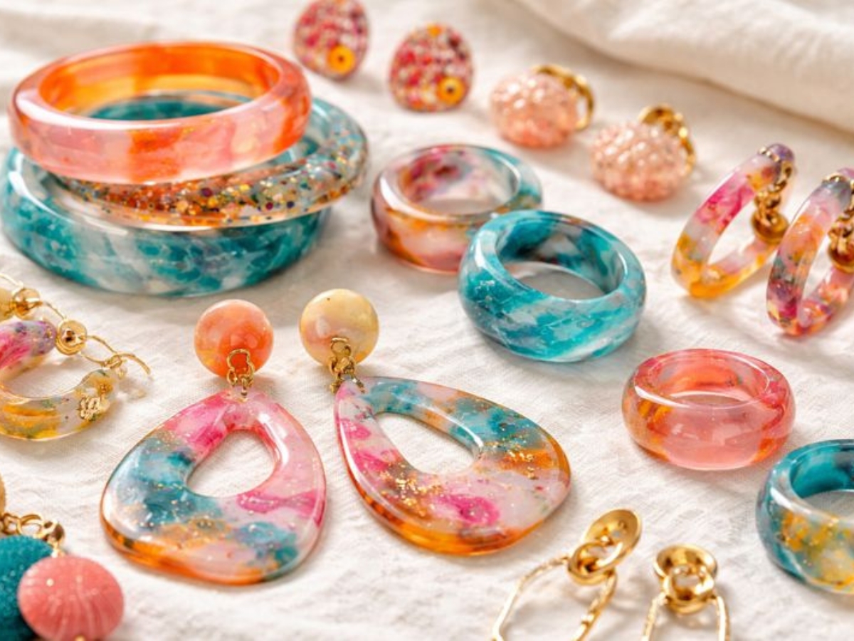 Κοσμήματα από ρητίνη για χρώμα χωρίς βάθος