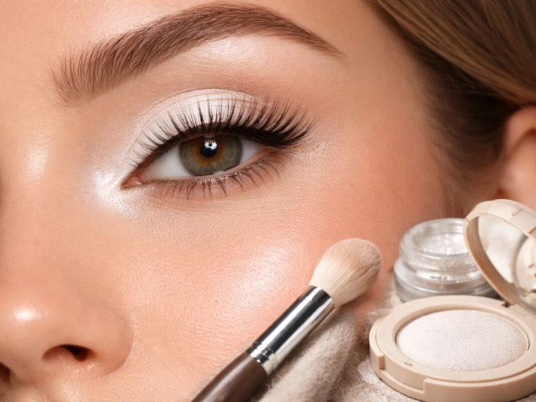 Λευκή σκιά ματιών: φωτεινό και ξεκούραστο βλέμμα στη στιγμή