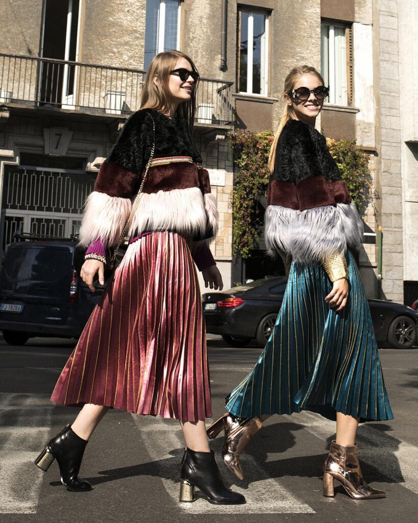 Metallic skirts: φορέστε τις μεταλλικές φούστες και μετά τις γιορτές