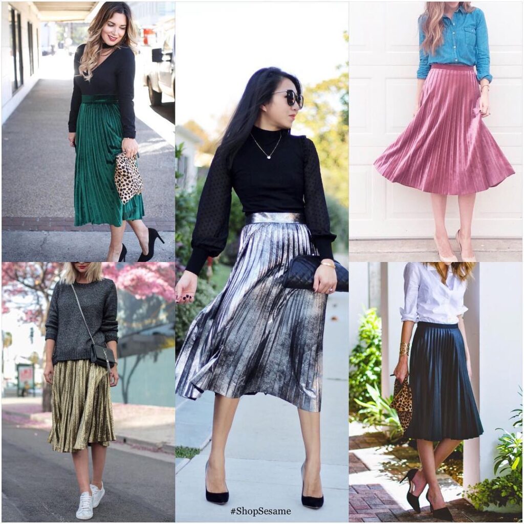 Metallic skirts: φορέστε τις μεταλλικές φούστες και μετά τις γιορτές