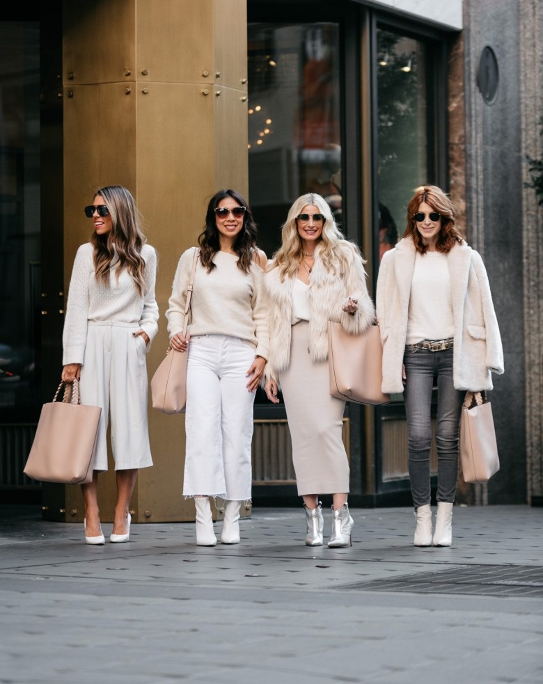 Τσάντες σε off-white αποχρώσεις για φωτεινό χειμωνιάτικο look