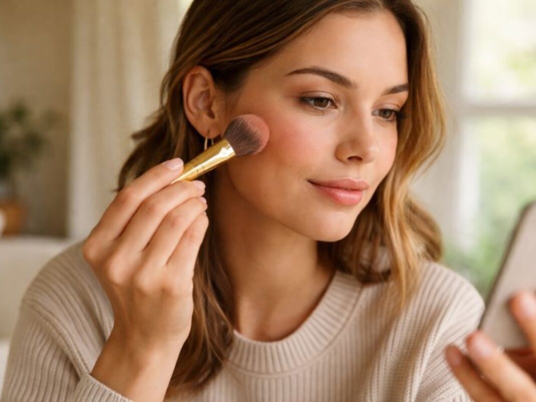Soft contour μόνο με ρουζ: η τεχνική που δείχνει πιο φυσική από bronzer