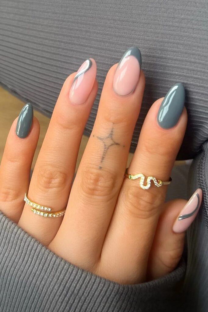 Soft grey nails: το νέο ουδέτερο για το χειμώνα