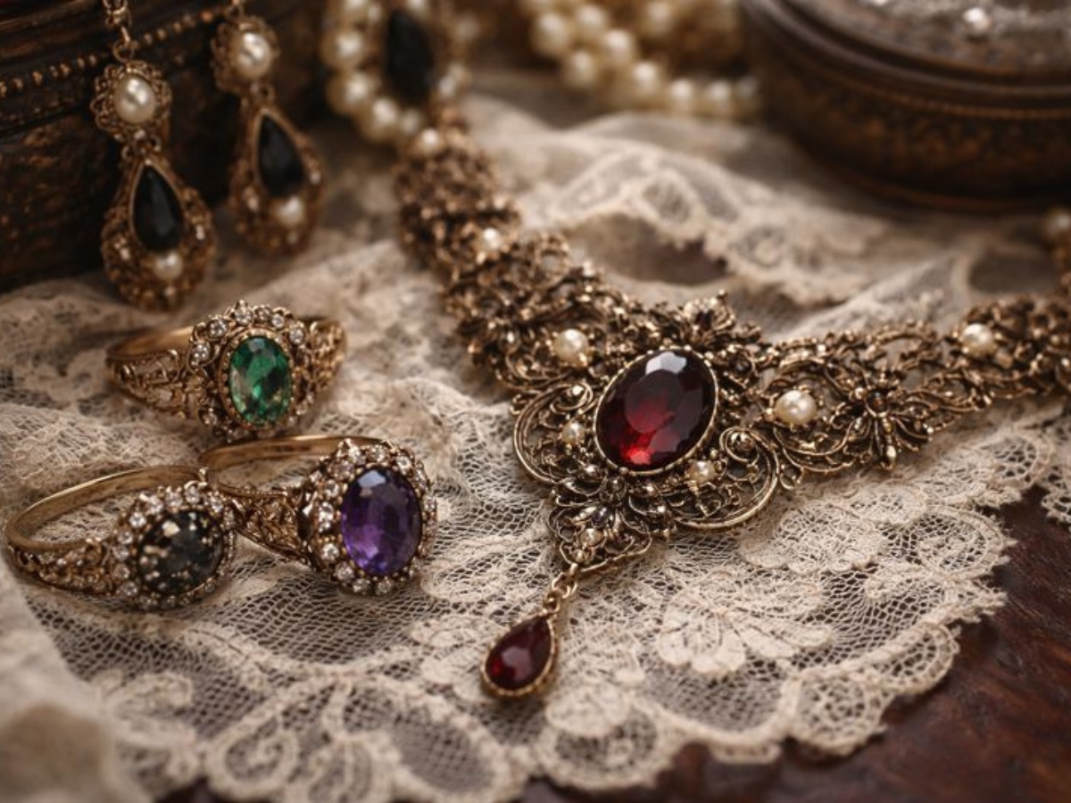 Victorian style jewelry: δαντέλα και πέτρες επαναπροσδιορίζουν τα κοσμήματα το 2026