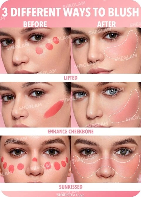 Ρουζ σε υγρή μορφή για φυσικό blush