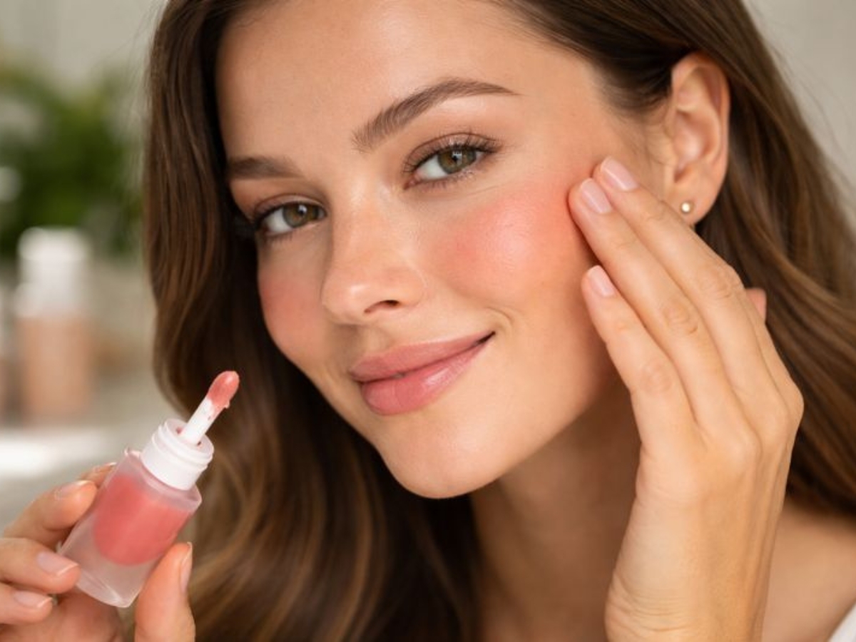 Ρουζ σε υγρή μορφή για φυσικό blush