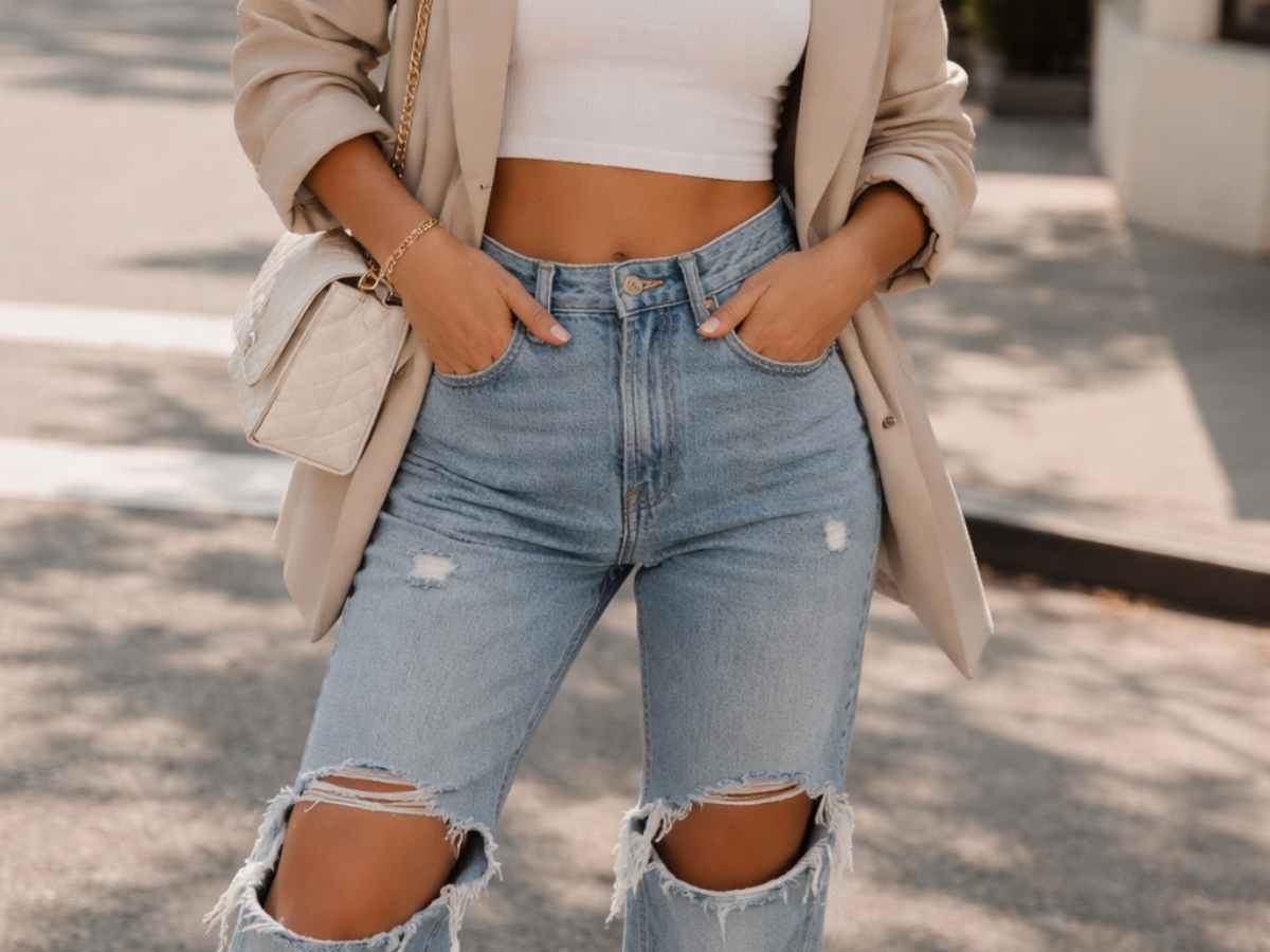 Ripped denim: Η τάση στα τζιν που φέρνει δυναμικά πίσω τη μόδα των 90s