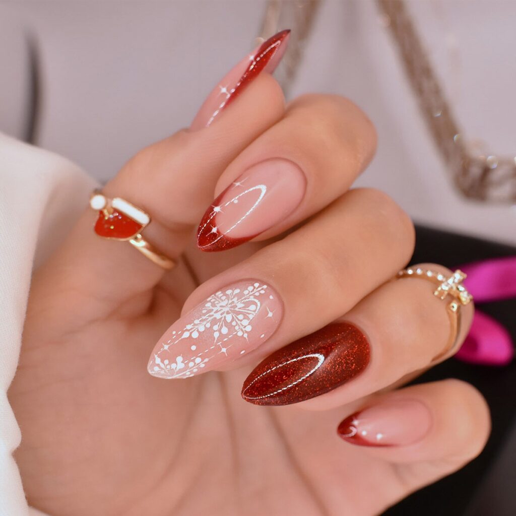 Γαλλικό μανικιούρ για του Αγίου Βαλεντίνου: 10 ρομαντικές ιδέες που αξίζει να δοκιμάσετε